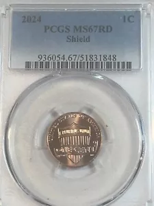 2024 Lincoln Cent PCGS MS67RD Penny - Picture 1 of 2
