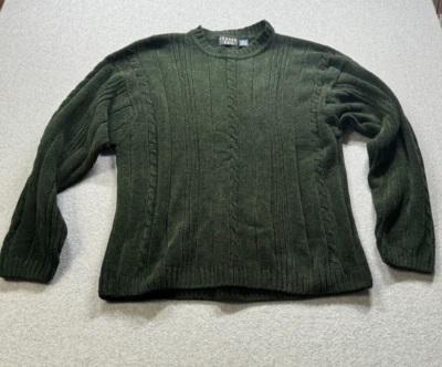 Trader Bay VTG Sears Mens XL Sweater Chenelle Green - Image 1 of 4