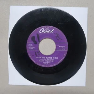 HANK THOMPSON TEARS ARE ONLY RAIN/UNDER THE DOUBLE EAGLE VINYL 45 VG 24-68 - Picture 1 of 2