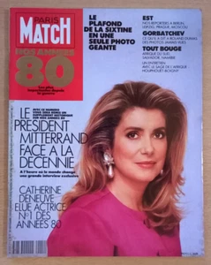 PARIS MATCH N°2114 (30/11/1989) - Deneuve/Sixtine/Gorbatchev - Etat Collector - Imagen 1 de 24
