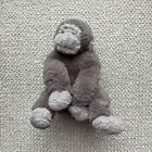 Jellycat Gregory Baby Gorilla Monkey Ape Soft Grey Plush 8" RARE HTF Sitting