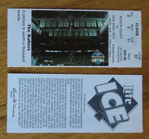 Game 37 RAFTERS Last Season BOSTON CELTICS 4/17/95 TICKET Garden CHAMPIONS BIRD - Picture 1 of 1