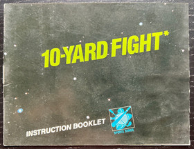 10-Yard Fight (NES 1985) football original Instruction Booklet ONLY