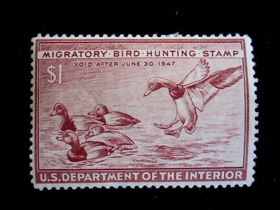 US - SCOTT# RW13 - MH - CAT VAL $50.00 - Image 1 of 2