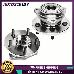 2PCS Front Wheel Bearing and Hub for Jeep Grand Cherokee Wrangler TJ Comanche