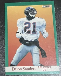 Deion Sanders 1991 Fleer #210 - Falcons HOF - Picture 1 of 2