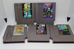 Lot of 5 Nintendo NES Games As Is Wont Play