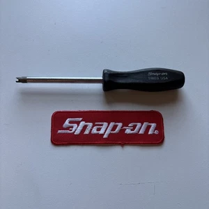 Snap on BLACK Hard Handle Large Bore A/C Schrader Valve Core Tool TR109 🇺🇸 - Picture 1 of 13