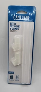 2 Valve 2 Straws CAMELBAK Bottle Bite Valves Straws for Eddy/Groove. NEW. Opaque - Picture 1 of 2