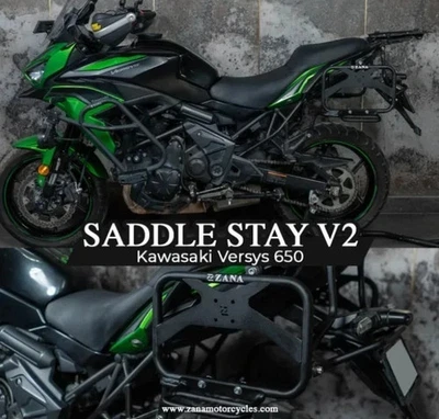 SADDLE STAY CON BIDÓN MONTAJE NEGRO APTO PARA KAWASAKI VERSYS 650 Foto 1 de 4