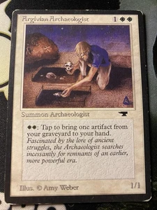 1994 Antiquities Argivian Archaeologist ~ Vintage MTG/Magic ~ MP Condition - Picture 1 of 5