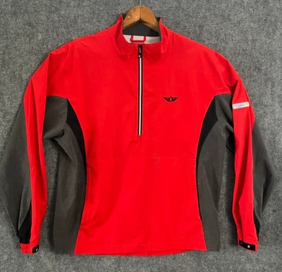 Chaqueta FootJoy Dryjoy Hydrolite Olympic Club Roja Gris Cremallera Completa Para Hombre Talla L Usada en Excelente Condición Foto 1 de 4
