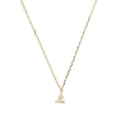 Kate Spade Necklace One in a Million Initial Pendant Gold Plated NWT "E"/"L"? - Image 1 of 4