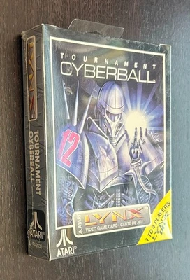 TOURNAMENT CYBERBALL (1992 Atari Lynx Video Game) -- Factory Sealed / Hang Tab - Image 1 of 4