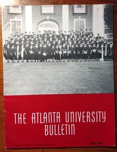 July 1967 The Atlanta University Bulletin ~ Quarterly Magazine - Picture 1 of 9