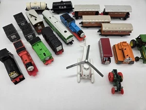Lot of 22 ERTL Thomas & Friends 80s-90's - Diecast Metal Trains, Cars, And More - Picture 1 of 8