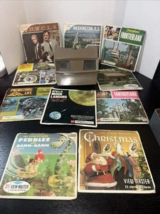 10 Vintage Sawyer’s View Master Reels Man From Uncle Moon Landing Lot Viewer - Picture 1 of 8