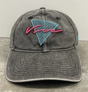 New Era Vice Miami Heat NBA Basketball Black Stone Wash StrapBack Cap - Picture 1 of 18