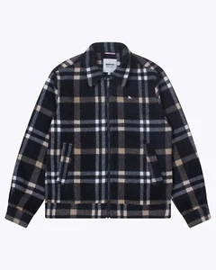 BNWT Wemoto - Donnie - Men's Navy Blue Plaid Heavyweight Worker Jacket - Bild 1 von 5