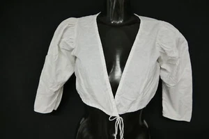 Gr.38 Dirndlbluse weiß Bluse für Dirndl Tostmann Baumwolle schlicht B10994 - Bild 1 von 4