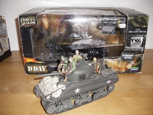 1/32 U S Sherman M4A3 Tank,, D Day Normandy 1944, Forces of Valor, No 80235 - Picture 1 of 19