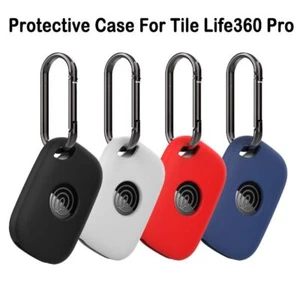 Silicone Tracker Protective Cover Locator Keychain for Tile Life360 Pro - Picture 1 of 16