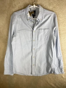 H&M Casual Formal Shirts Top Size XS Mens Blue Long Sleeve - Picture 1 of 11