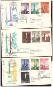 FDC Venetia Club Vatican 1959 - Obelisks Viaggiata Racc - Picture 1 of 1