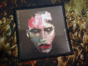 Marilyn Manson Shape Patch Rob Zombie Him 666 - Picture 1 of 1