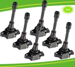 6 PCS Ignition Coil For Infiniti FX35 FX37 M37 Q70 QX70 5.0 5.6L VK50VE VK56DE 2 - Picture 1 of 6
