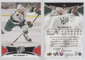 2016-17 Upper Deck AHL Red Pat Cannone #35 Rookie RC