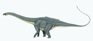 FOTO DE PÓSTER BRILLANTE DE AMPHICOELIAS dinosaurio saurópodo fósil jurásico 274 - Imagen 1 de 1
