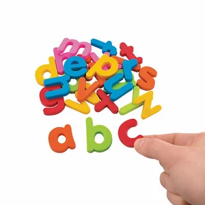 Plastic Magnetic Letters, Lowercase Letter Set, Educational, 57 Pieces - Picture 1 of 3