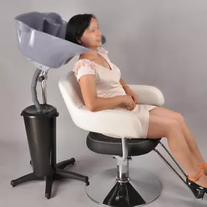 Tragbare Friseursalon Rückspülung Waschbecken Haarwäsche Tiefbecken Shampoo Schüssel 3 Farben - Bild 1 von 17