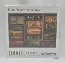 Clementoni 1000 Piece Jigsaw Puzzle Travel Suitcases 96703 Complete