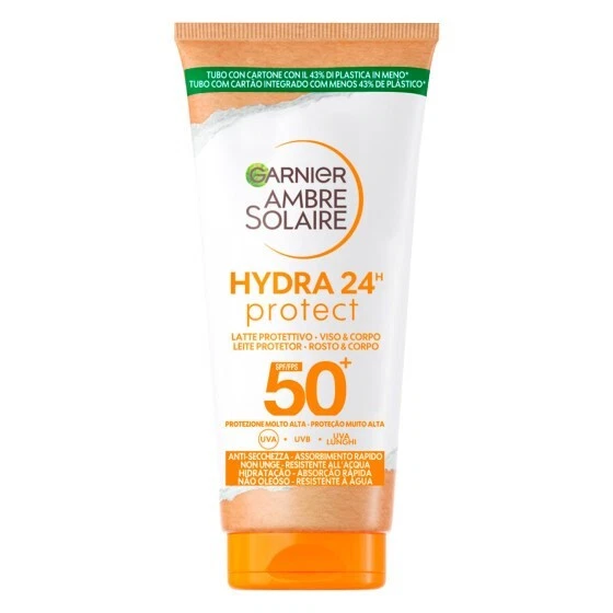 Garnier Crema Solare Protettiva Latte Idratante Viso Corpo 50ml Protezione 50+ - Immagine 1 di 2