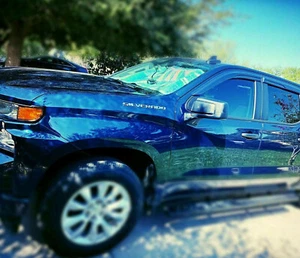 For 2019-2022 Chevy Silverado 1500 EXTENDED CAB RAIN Window Visors. - Picture 1 of 7