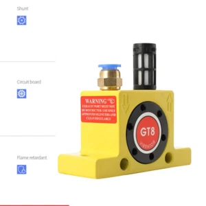 10 pezzi nuovi vibratori pneumatici industriali GT-8 turbina US STOCK giallo - Foto 1 di 15