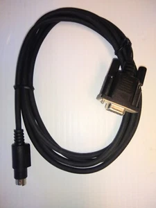 DB9 Female to 8 Pin Male Mini Din Serial Cable Approx. 6 ft - Picture 1 of 4