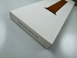 NEW in Box Original Apple Watch Leather Link 49mm 44mm 45MM 46MM Saddle Brown SM - Picture 1 of 8