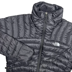The North Face Jacket Womens Small Black Micro Puffer Goose Down 700 Full Zip - Picture 1 of 15