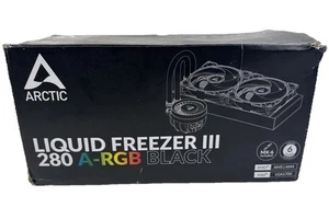 ARCTIC Liquid Freezer III 280 A-RGB black CPU Chłodnica wody AMD PC AIO Intel NOWOŚĆ - Zdjęcie 1 z 6
