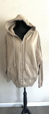 Brandy Melville 1984 Christy Cremallera Gran Tamaño Peso Pesado Polar Boyfriend Sudadera con Capucha Foto 1 de 4