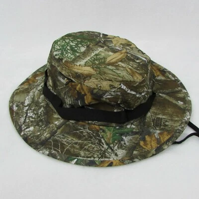 Sombrero para el sol Hurley Phantom Realtree camuflado Yupoong cubo con bolsillo Nike Dri Fit Foto 1 de 4