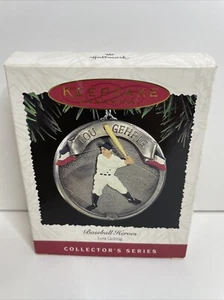 Hallmark Keepsake Ornament 1995 New York Yankees Lou Gehrig Baseball Heroes - Picture 1 of 4