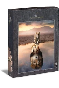 ULMER PUZZLE FORJADOR espejo bebé león reflejo 2000 piezas PUZZLE - Imagen 1 de 6
