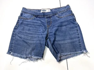 Old Navy Skinny Crop Cut-Off Jean Shorts Youth L 10/12 - Picture 1 of 6