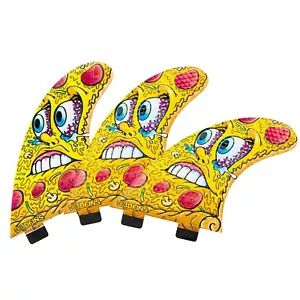 3DFins - Pizza (fits FCS1 base) - Medium - Thruster - Surfboard Fins - New - Bild 1 von 5