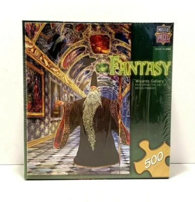 Master Pieces Wizards Gallery 500 piezas rompecabezas de fantasía nuevo sellado envío rápido Foto 1 de 4
