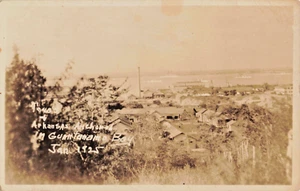 RPPC CU Guantanamo Bay Kuba - USS Tex. Arche.-Vintage 1925 Echtfoto Postkarte (F6) - Bild 1 von 4